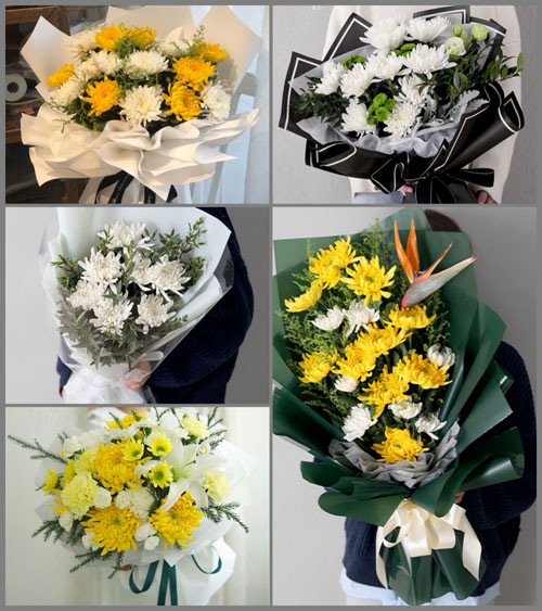 广东肇庆市封开县白垢镇寿山村白事花束代送